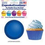 blue cupcake liners