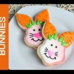 easter bunny cookie decorating tutorial