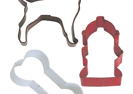 Dog Theme Mini Cookie Cutters set of 5 K9 Cakery 